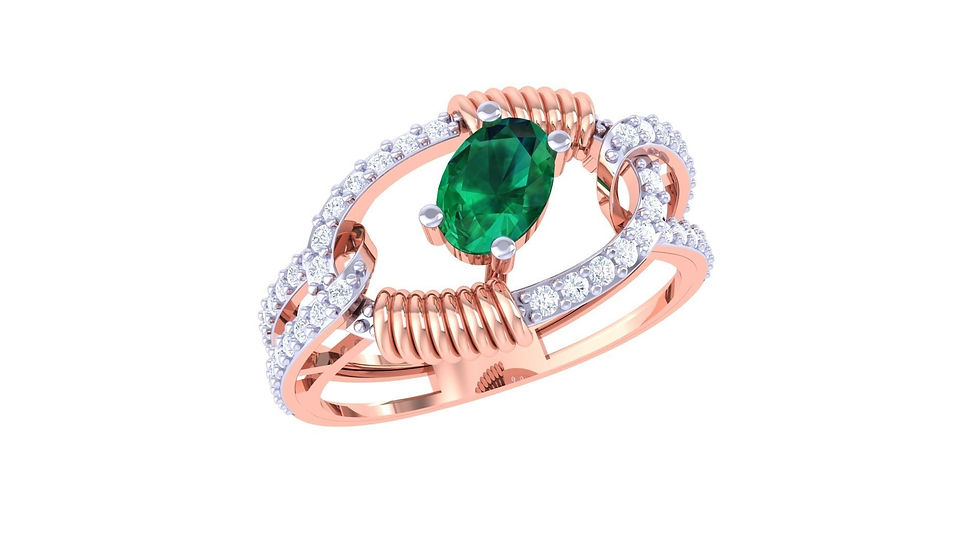 Thumbnail: MBJ Rivka Diamond Ladies Ring  - TLR853