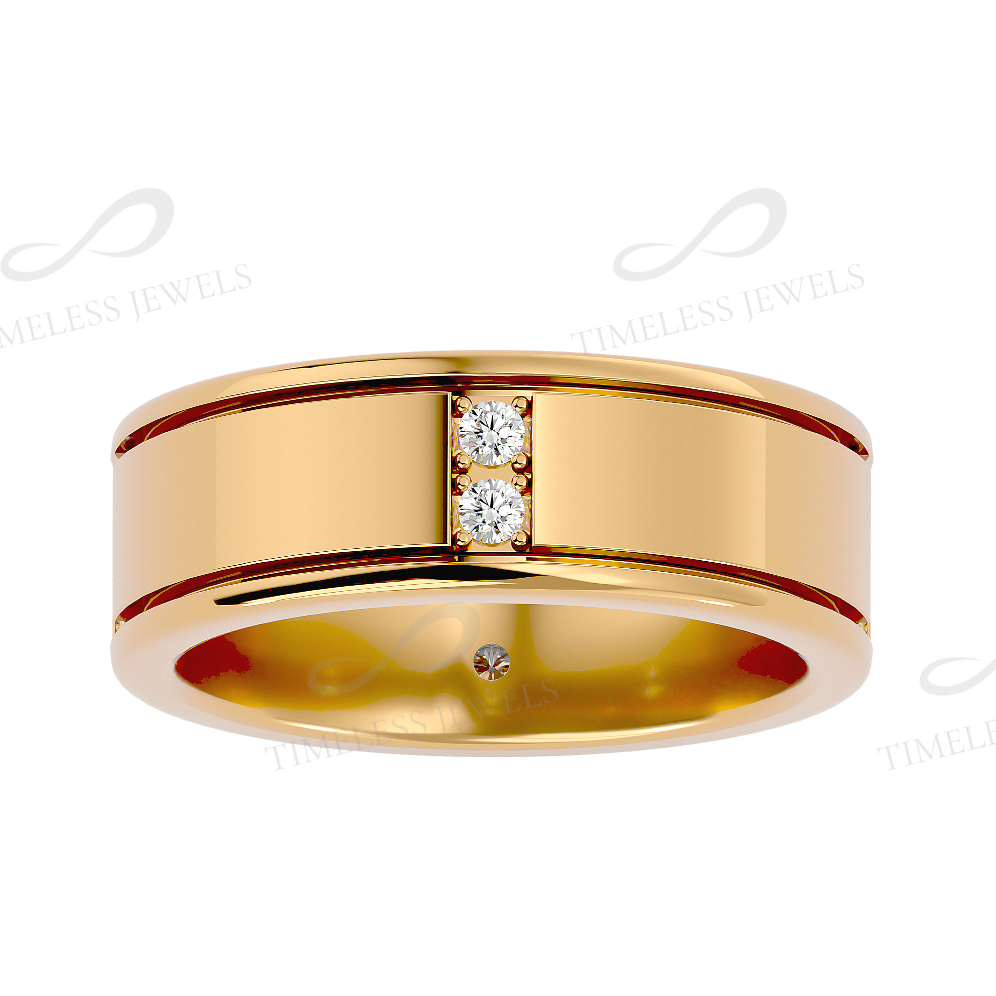 TJ Benjamin Diamond Mens Rings