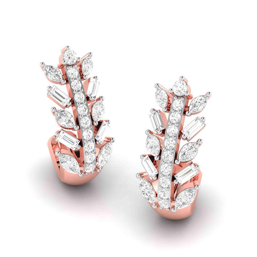 Thumbnail: MBJ Donatella Diamond Bali Earring - VLER131