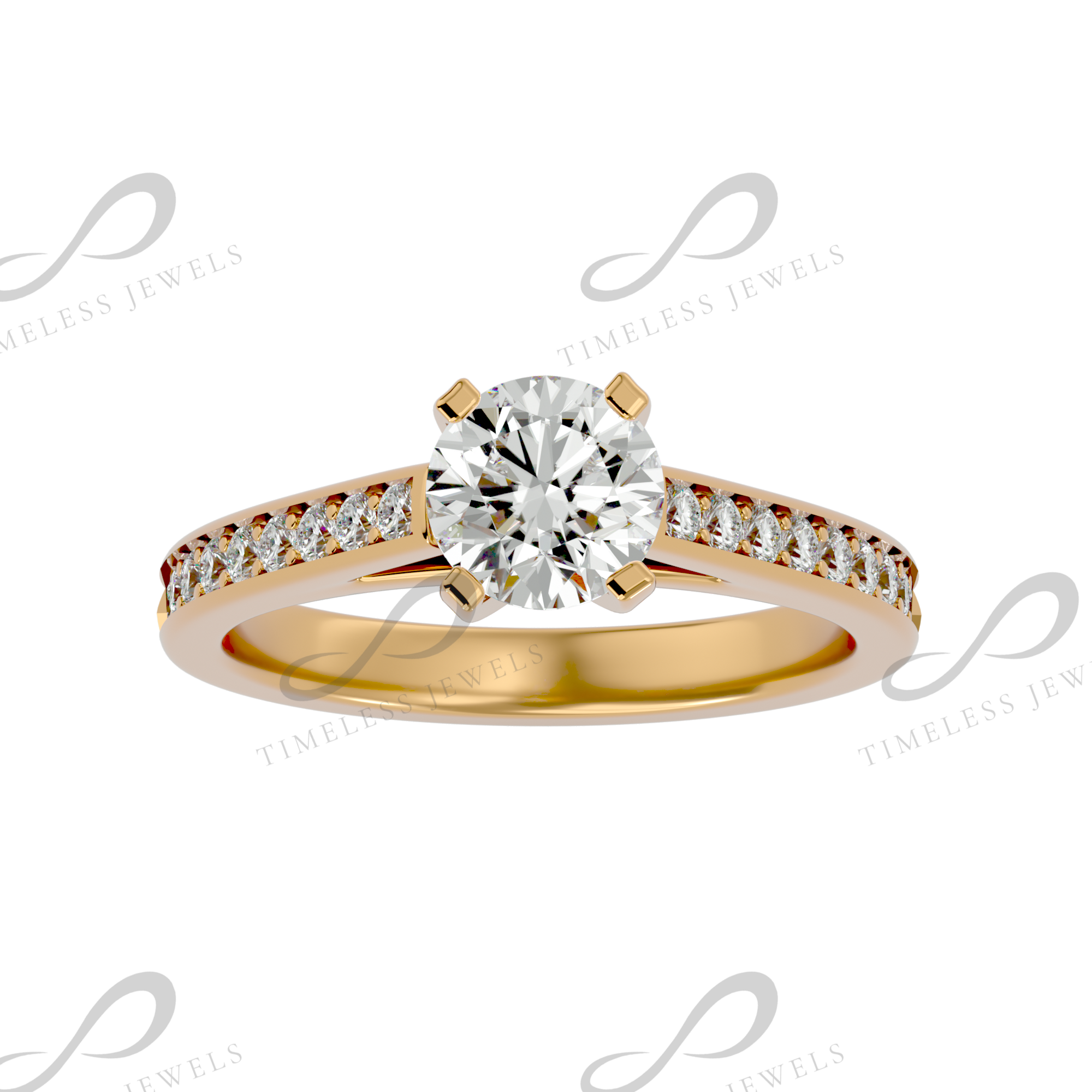 TJ Amara Diamond Solitaire Ring
