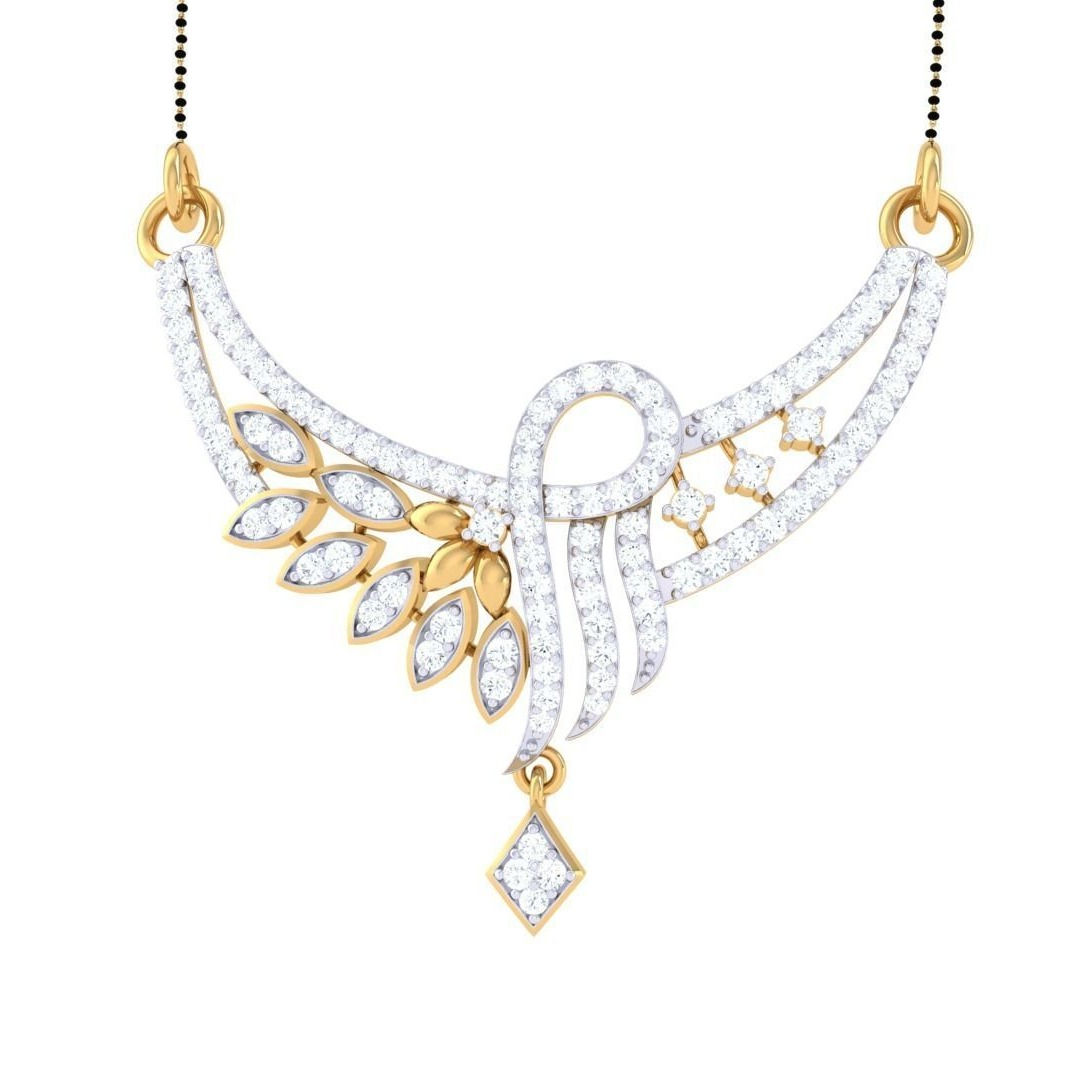 MBJ Leslie Diamond Mangalsutra - MN32