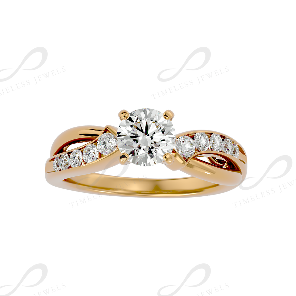 TJ Faye Diamond Solitaire Ring