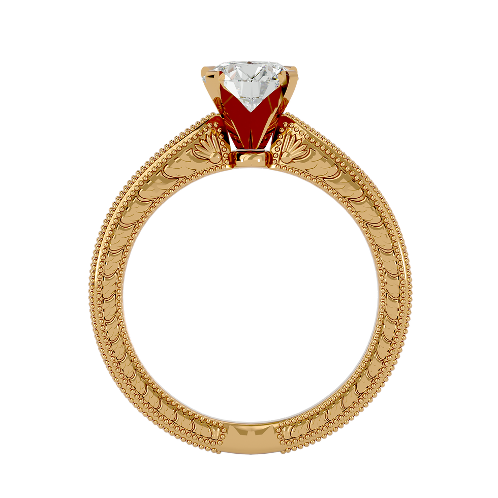 Thumbnail: TJ John Diamond Solitaire Ring