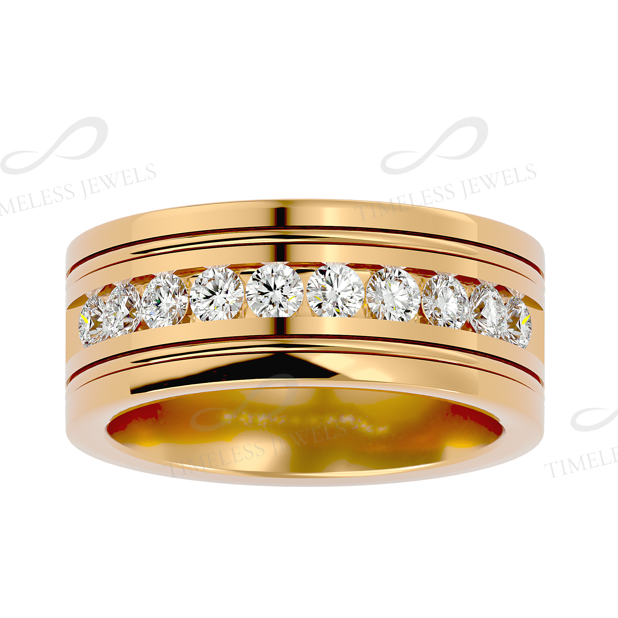 TJ Ethan Diamond Mens Rings