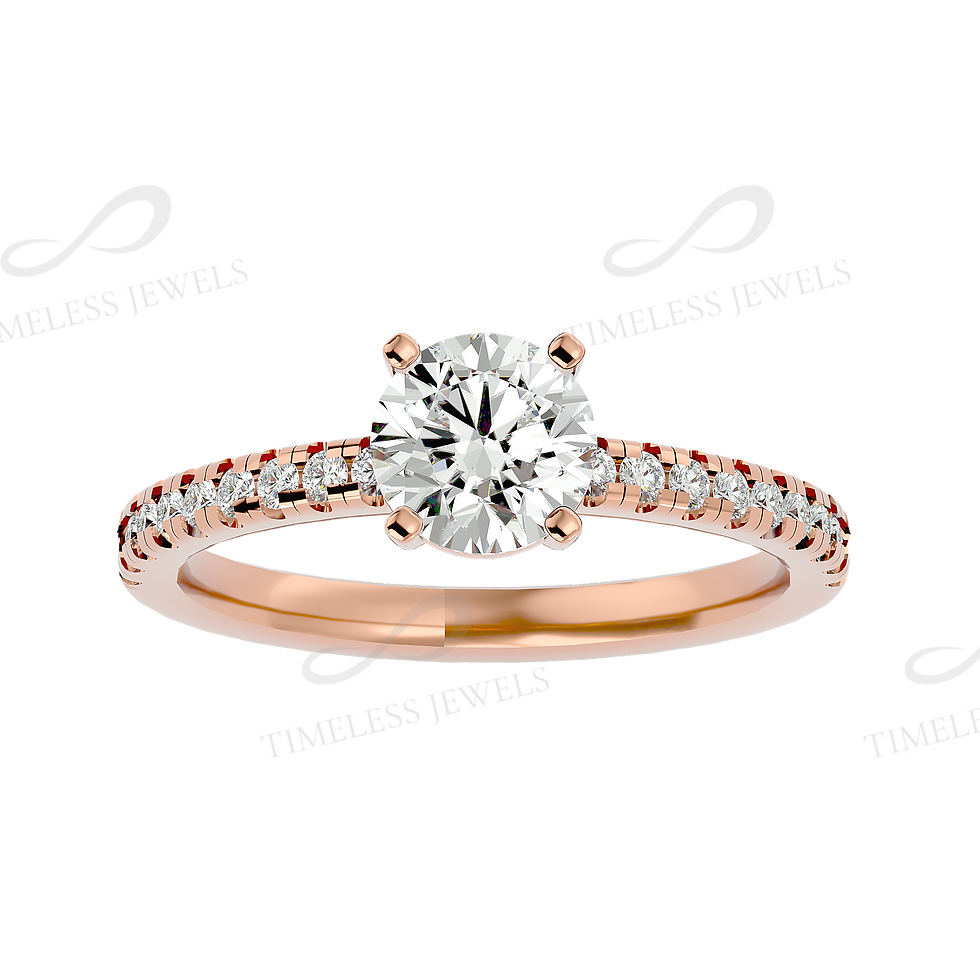 Thumbnail: TJ  Mason Diamond Solitaire Ring