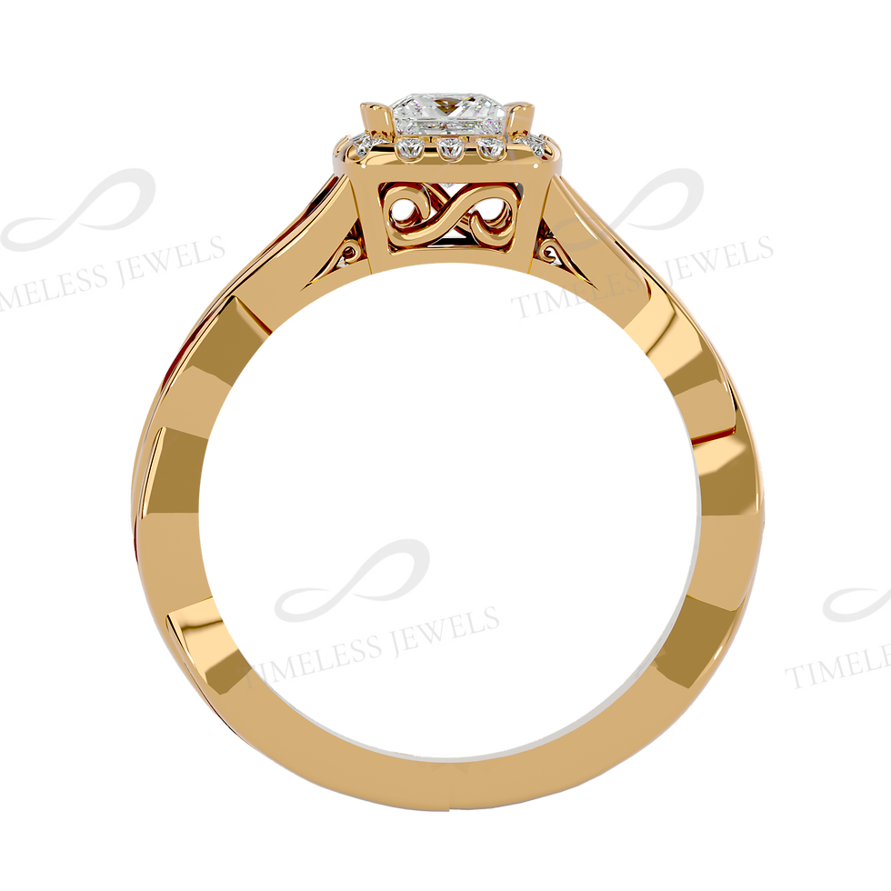 Thumbnail: TJ Allison Diamond Halo Ring