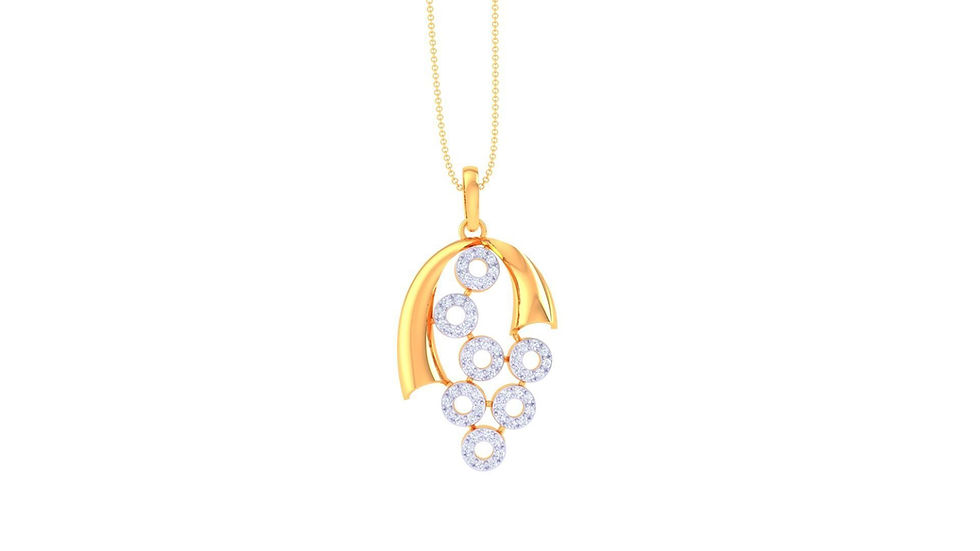 Thumbnail: MBJ Ariadne Diamond Pendant set - TPDS354