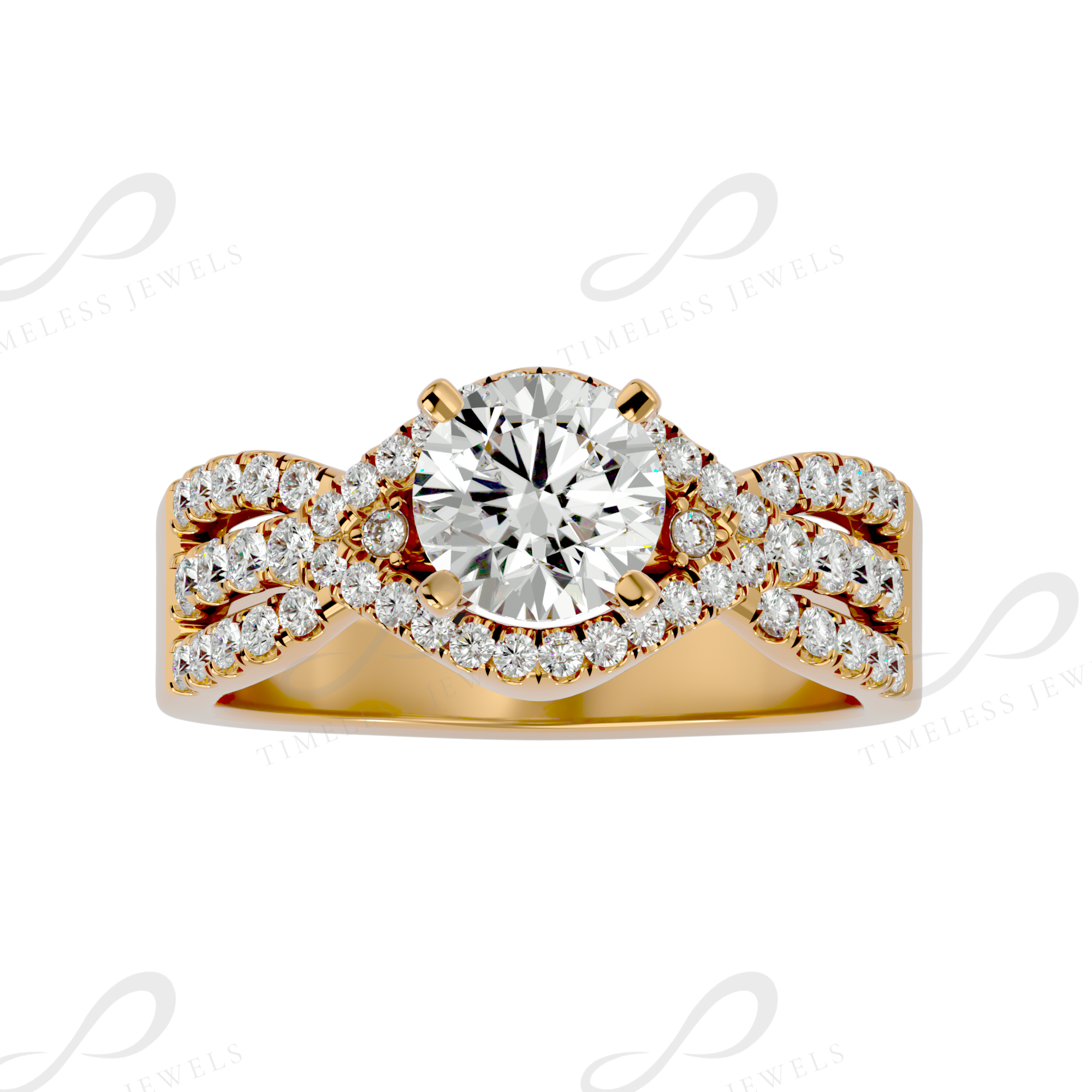 TJ Felicity Diamond Solitaire Ring