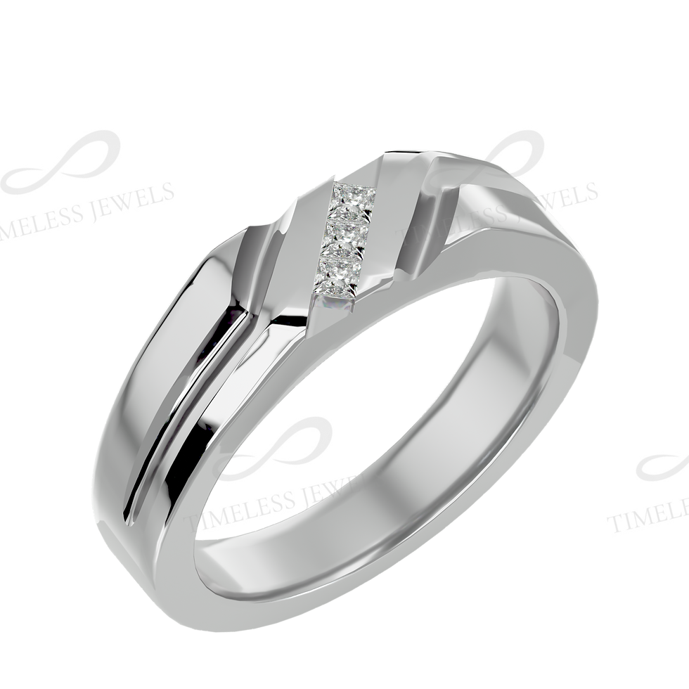 Thumbnail: TJ Carlos Diamond Mens Rings