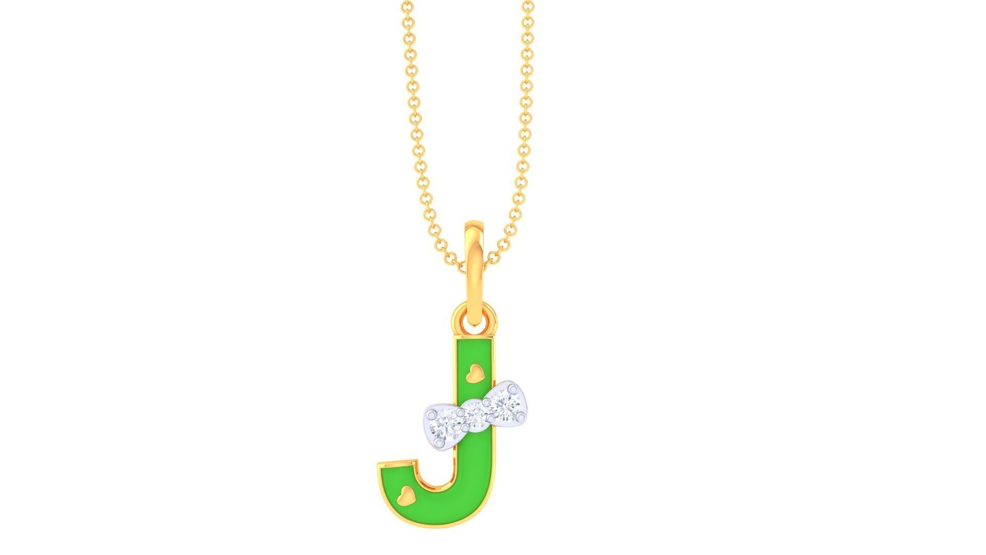 J Diamond Kids Pendants