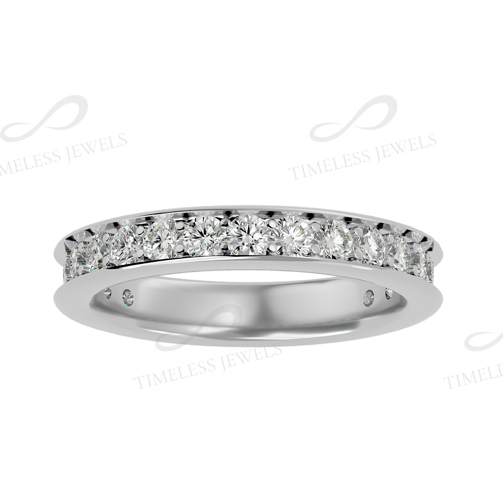 Thumbnail: TJ Trinity Diamond Eternity Ring