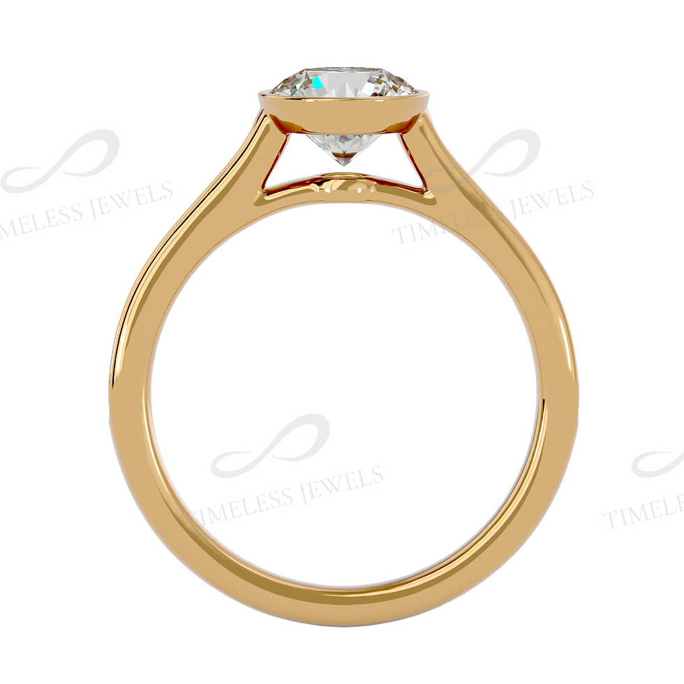 Thumbnail: TJ  Evelyn Diamond Solitaire Ring