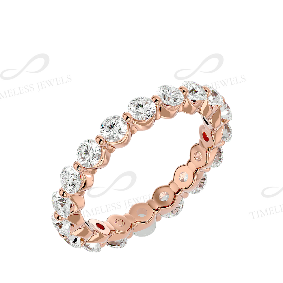 Thumbnail: TJ Elena Diamond Eternity Ring