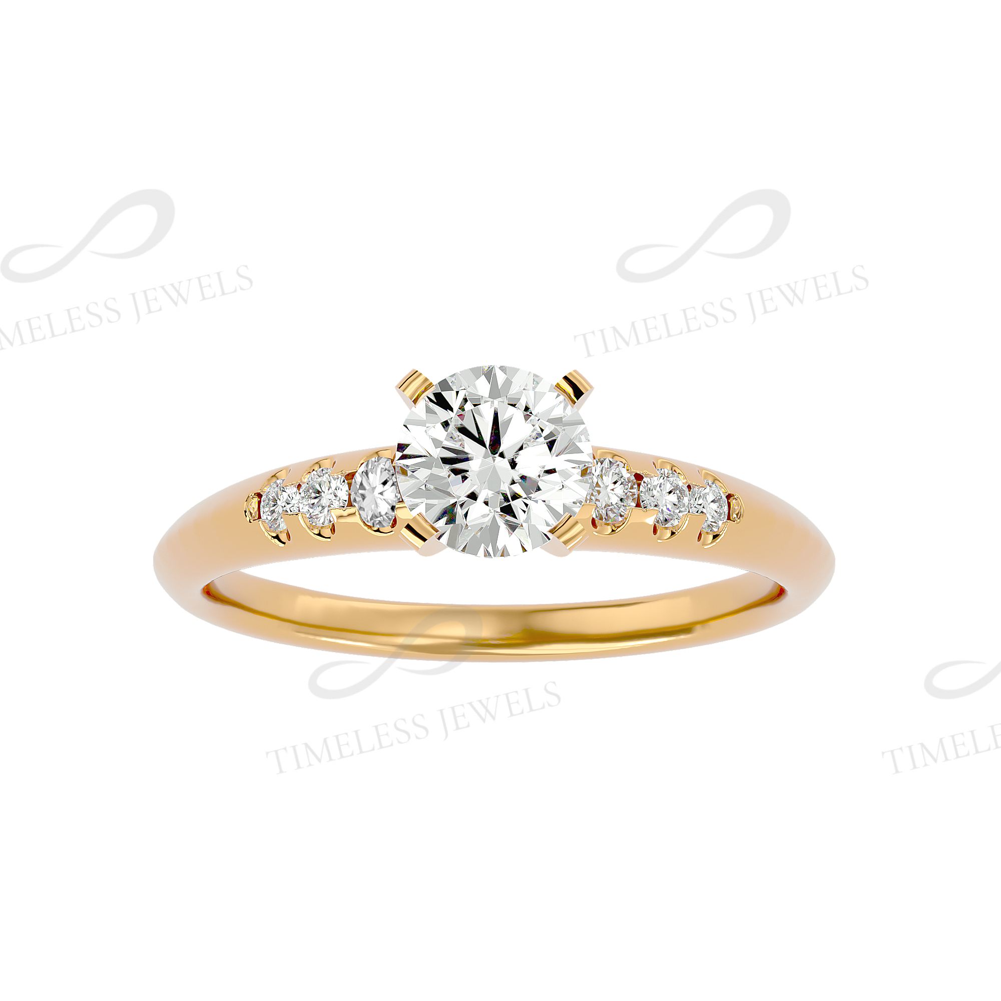 TJ Bonnie Diamond Solitaire Ring