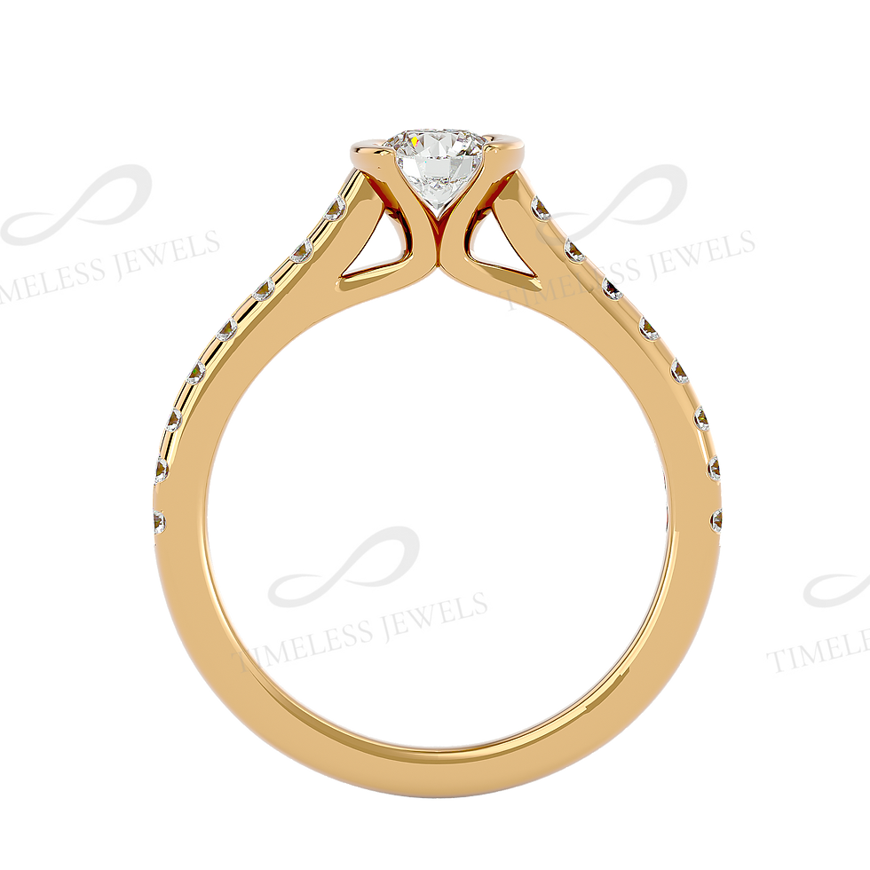 Thumbnail: TJ Cameron Diamond Solitaire Ring