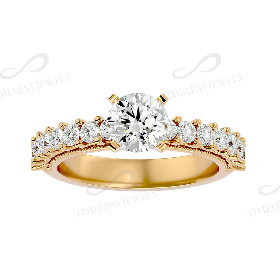 TJ Amelia Diamond Solitaire Ring