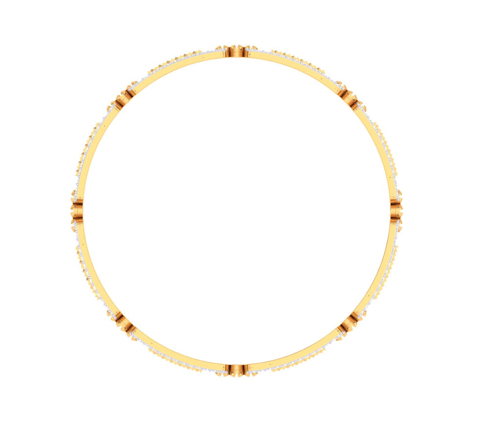 Thumbnail: MBJ Avianna Diamond Ladies Bangles - TLBA032