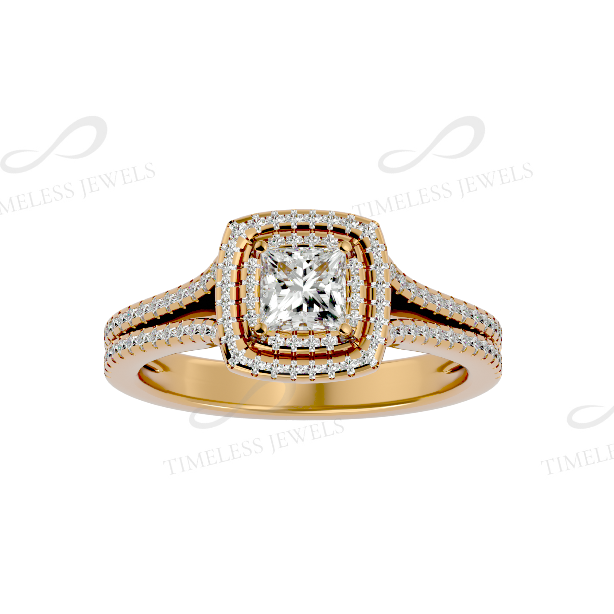 TJ Carina Diamond Halo Ring