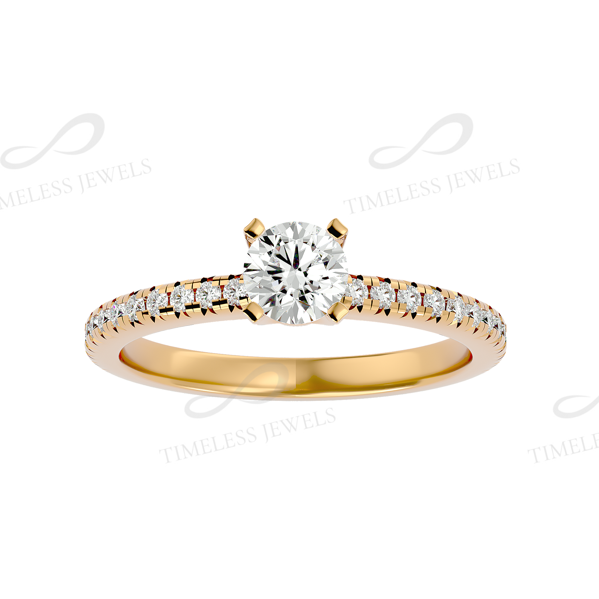 TJ Dylan Diamond Solitaire Ring