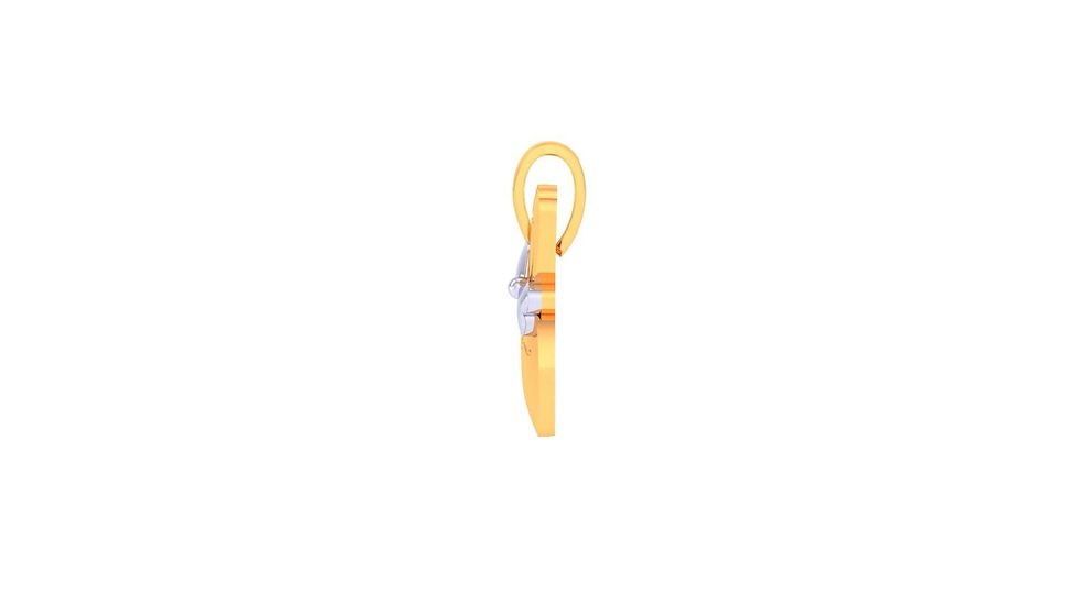 Thumbnail: MBJ Sterling Diamond Kids Pendant  - KP215