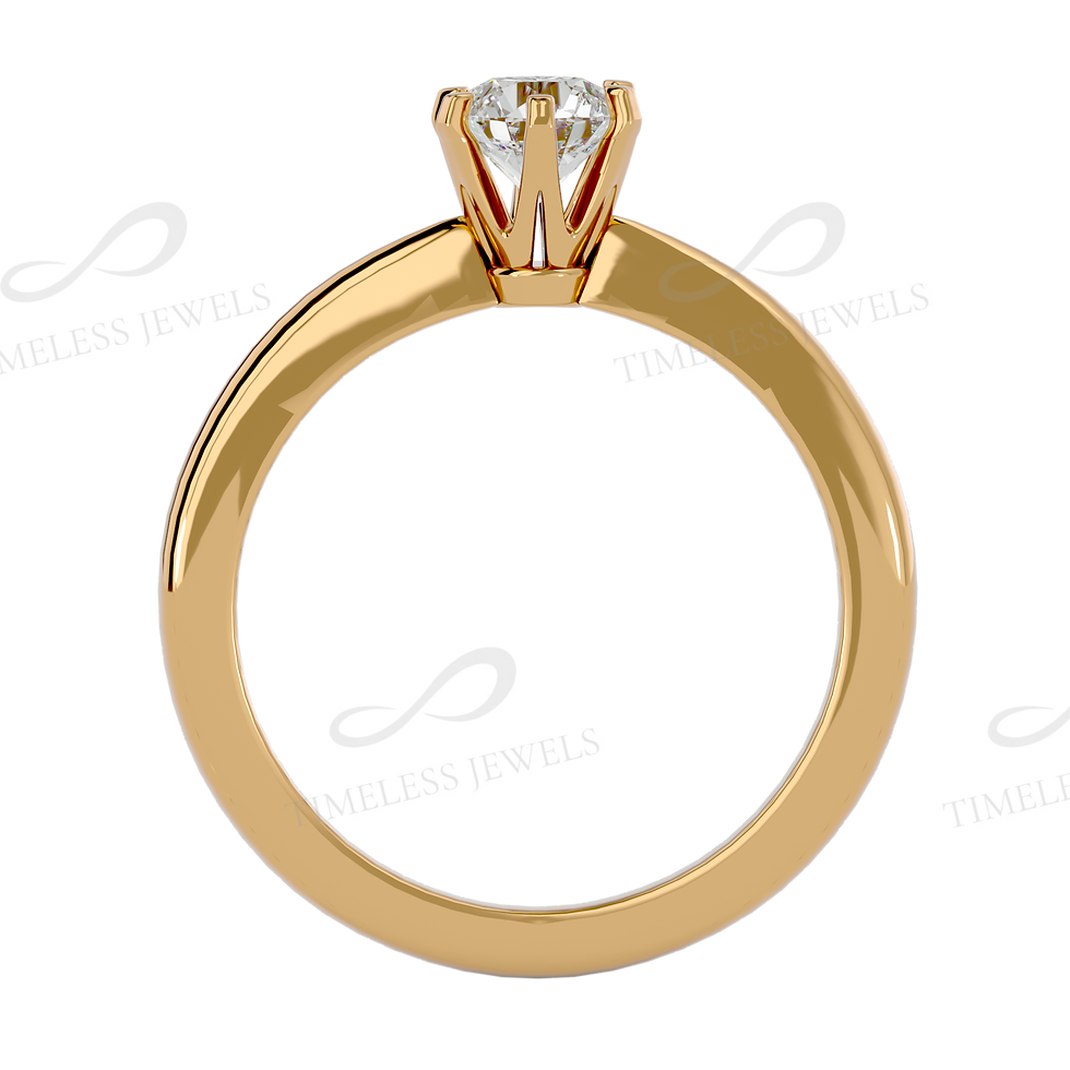 Thumbnail: TJ Gaia Single Solitaire Ring