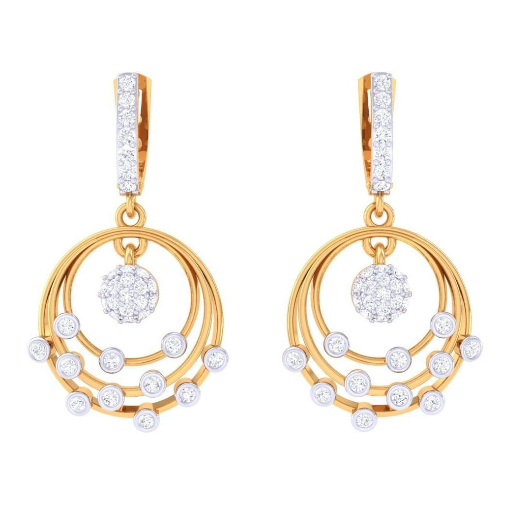 MBJ Ann Diamond Hoops & Huggies - ER442