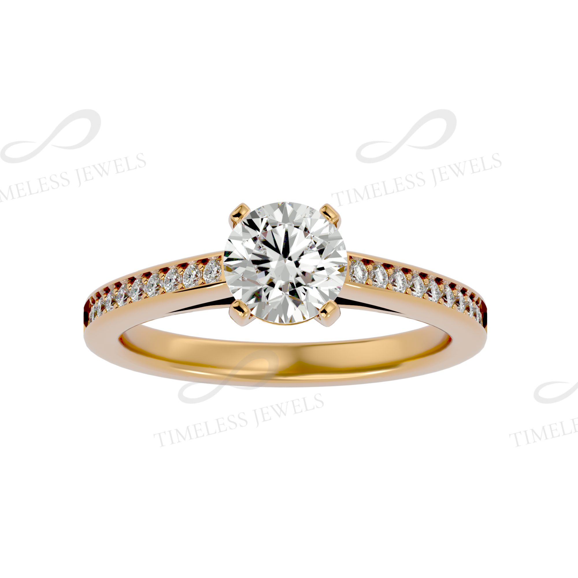 TJ Nora Diamond Solitaire Ring