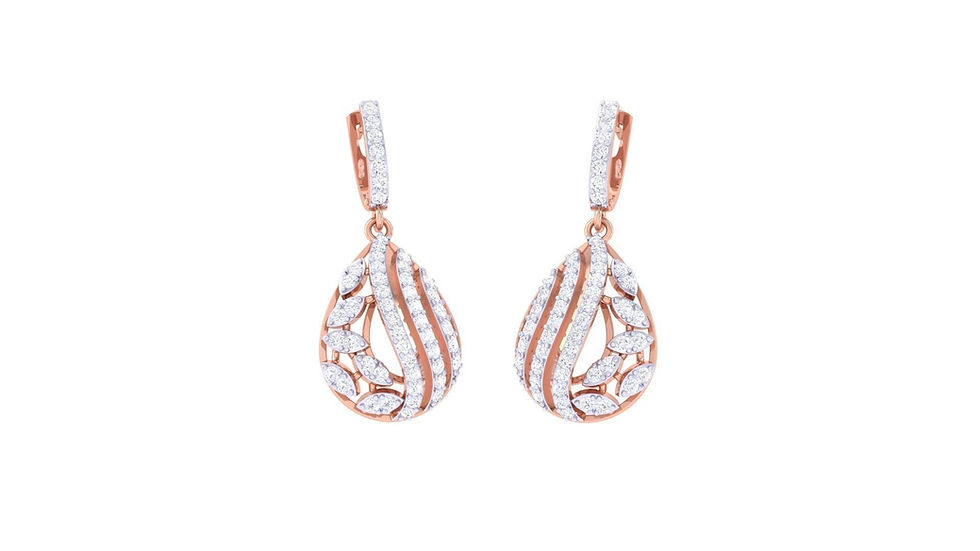 Thumbnail: MBJ Scout Diamond Hoops & Huggies - ER412