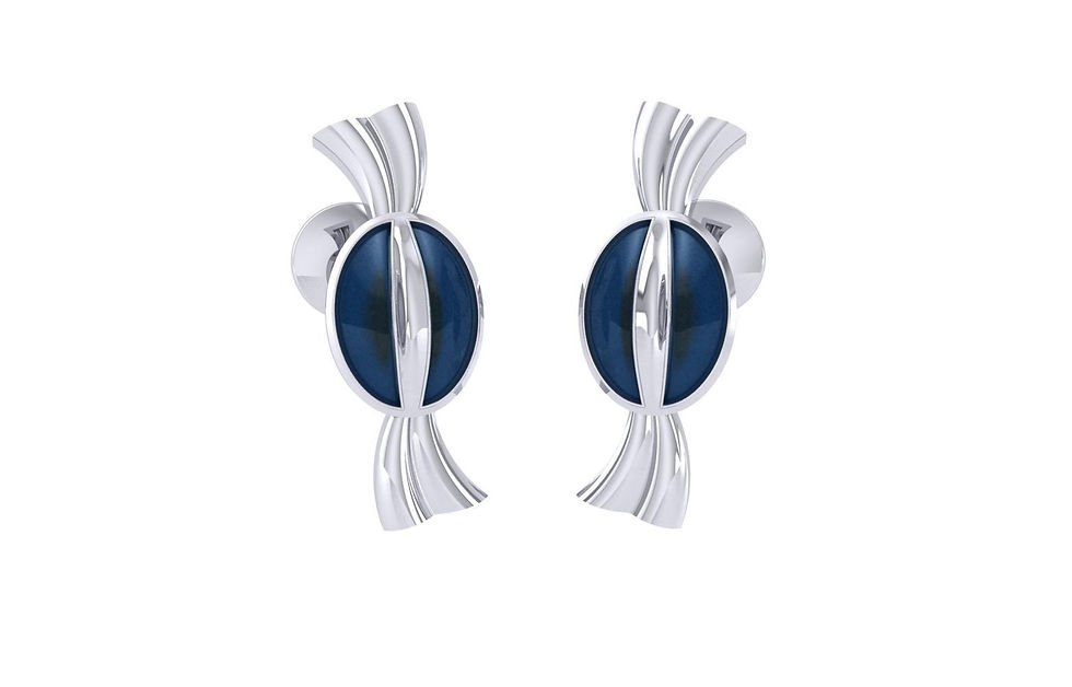 Thumbnail: MBJ Gwendolyn Diamond Kids Earrings KE23