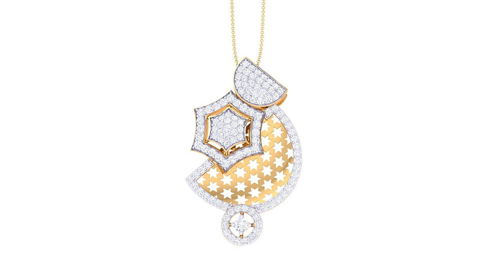 Thumbnail: MBJ Robin Diamond Pendant set - TPDS341
