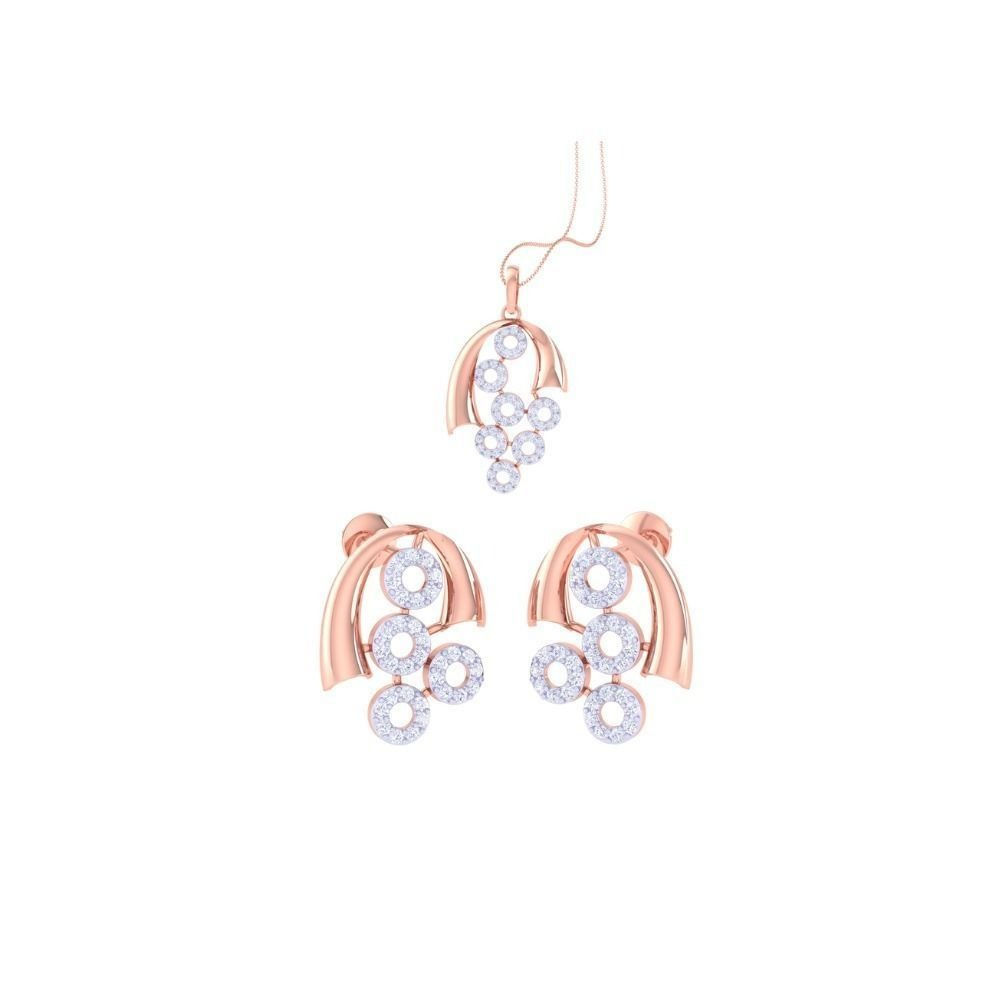 MBJ Ariadne Diamond Pendant set - TPDS354