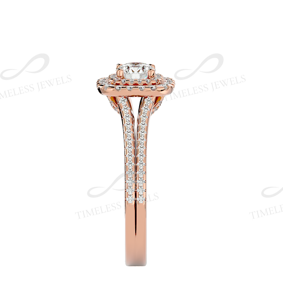 Thumbnail: TJ Marvel Diamond Halo Ring