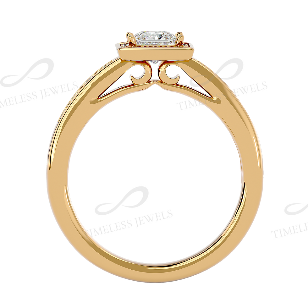 Thumbnail: TJ  Caterina  Diamond Halo Ring