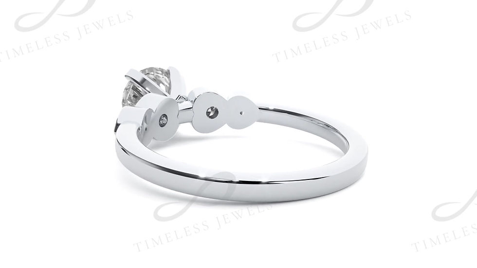 Thumbnail: TJ  Zoey Diamond Solitaire Ring