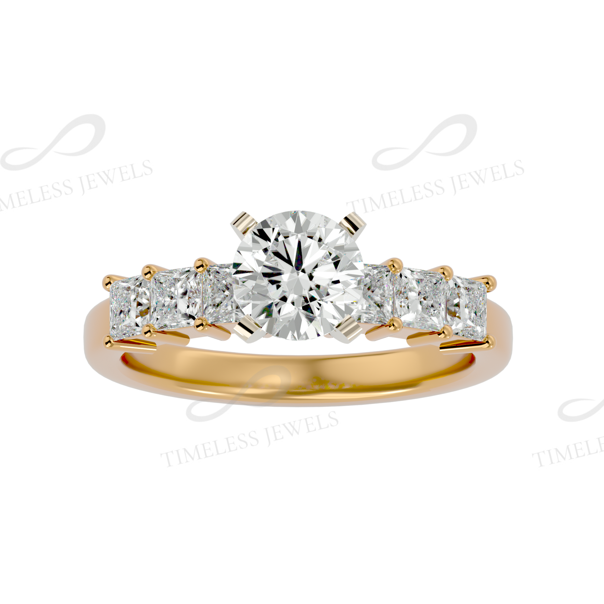 TJ Bella Diamond Solitaire Ring