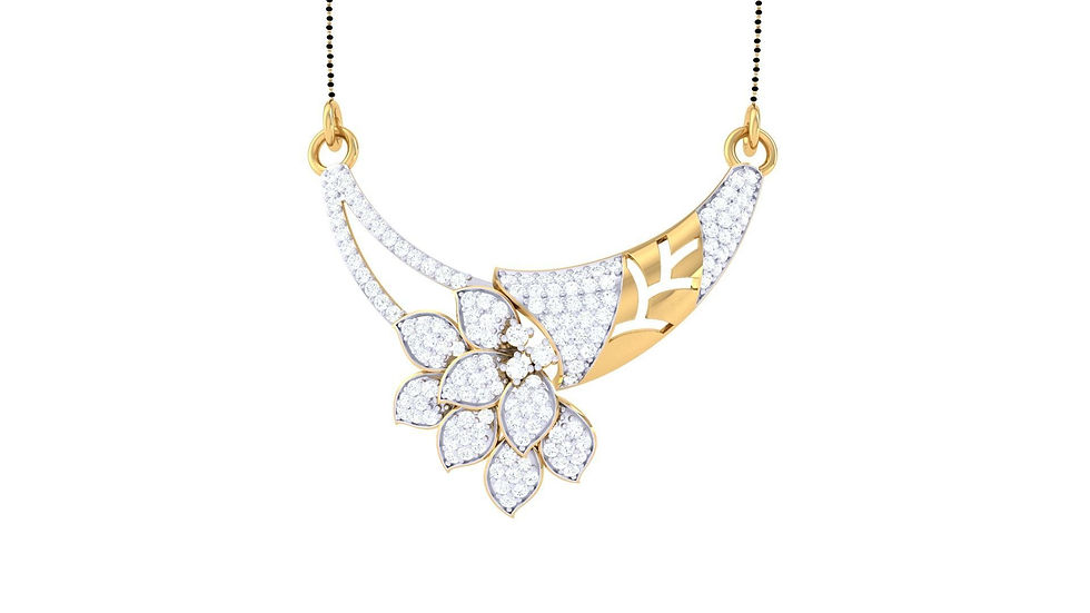 Jayde Diamond Mangalsutra