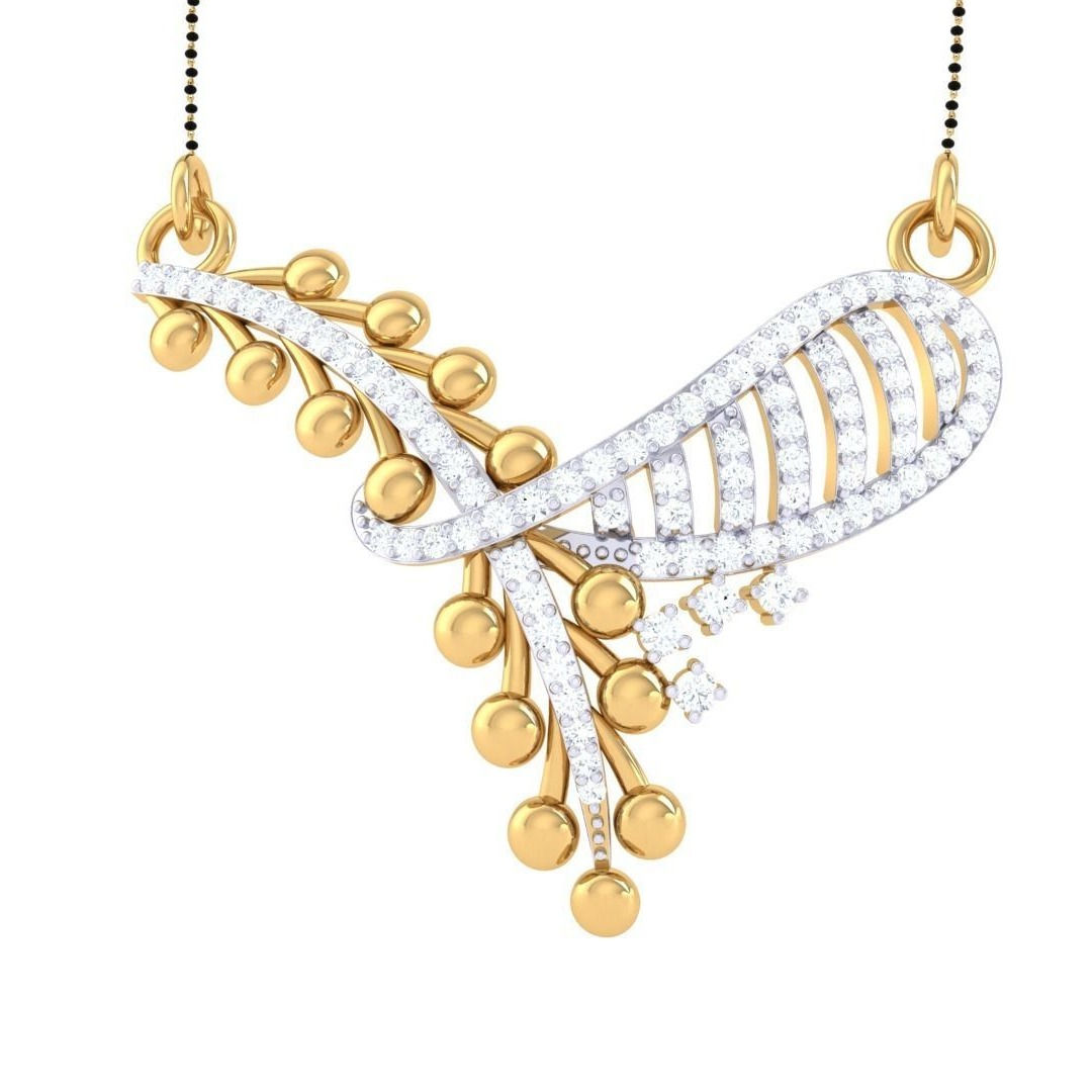 MBJ Bristol Diamond Mangalsutra - MN8