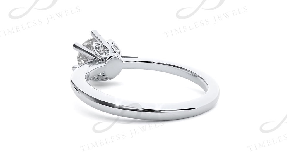Thumbnail: TJ Katniss Single Solitaire Ring