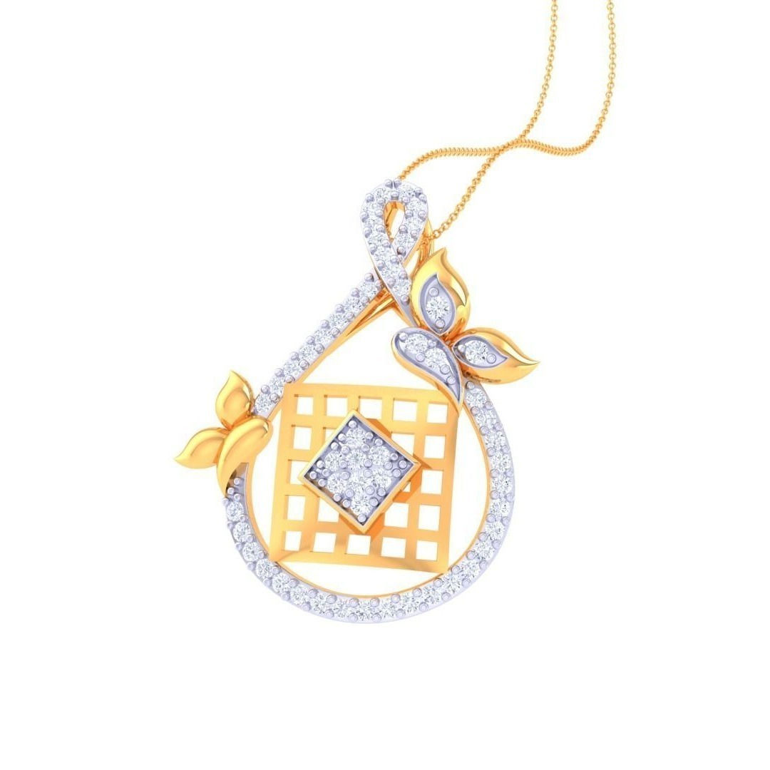 MBJ Etta Diamond Pendant set - TPDS133