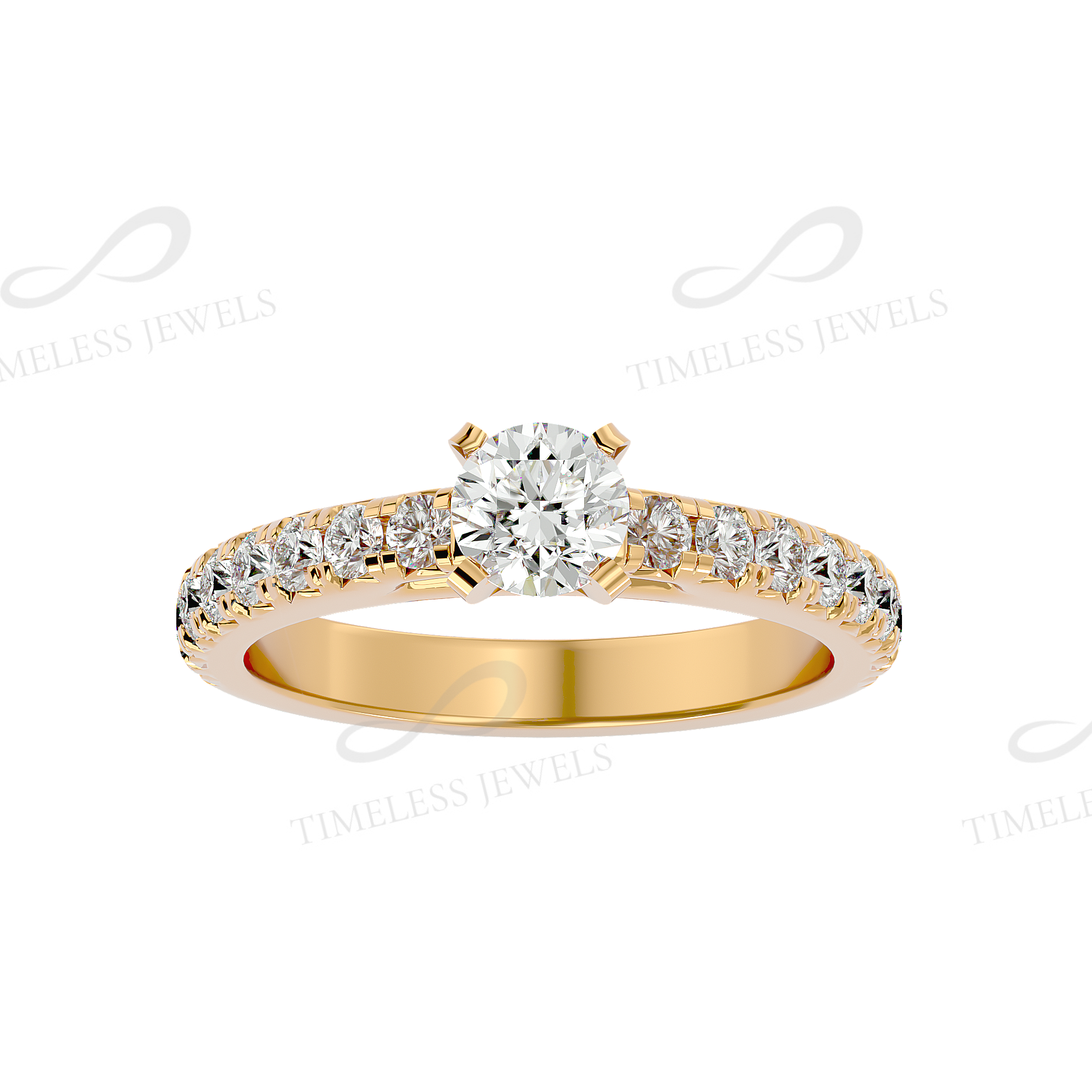 TJ Beatrice Diamond Solitaire Ring