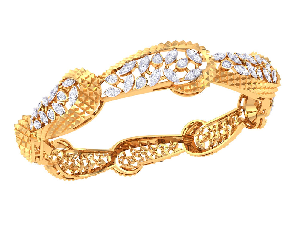 MBJ Nayeli Diamond Ladies Bangles - TLBA040