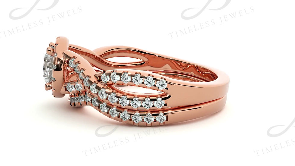 Thumbnail: TJ Airis Diamond Bridal Ring