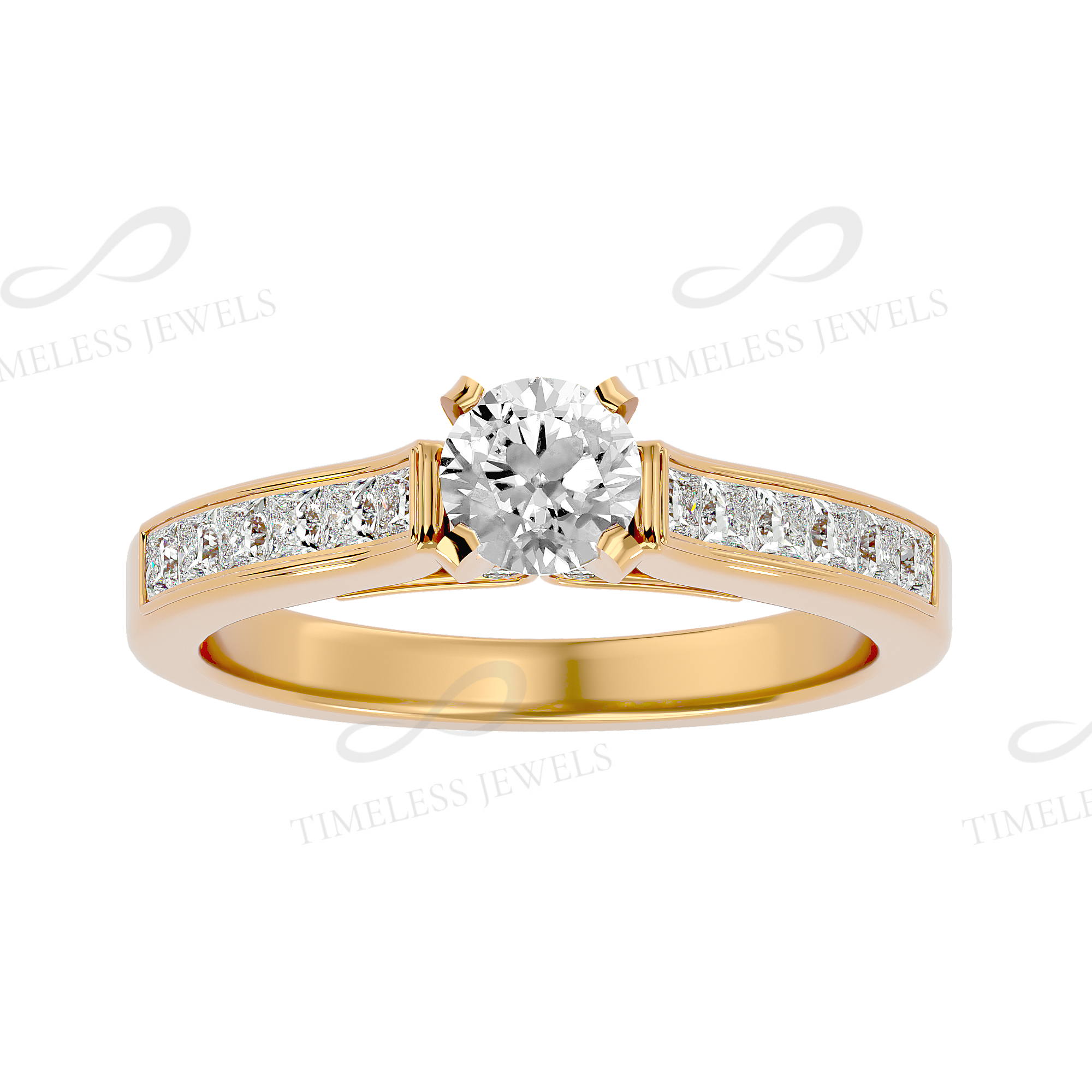 TJ Eliana Diamond Solitaire Ring