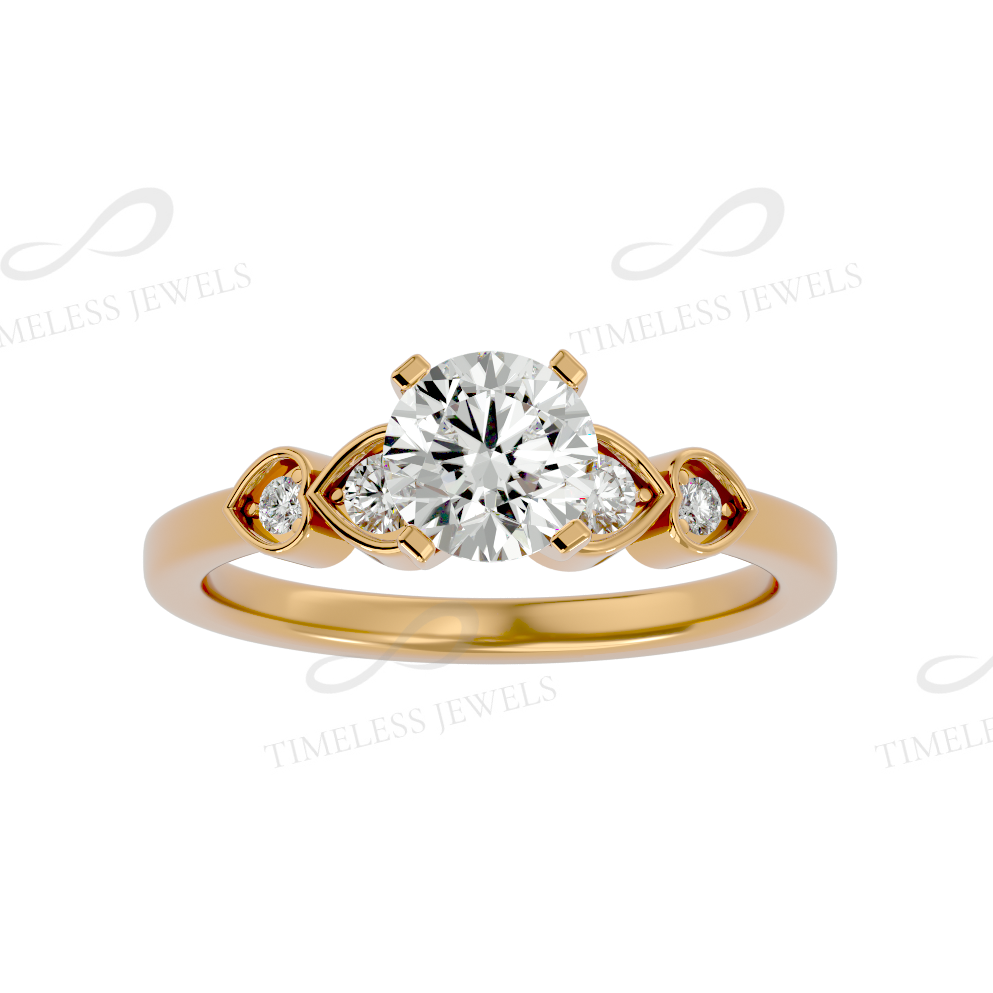 TJ Zoey Diamond Solitaire Ring