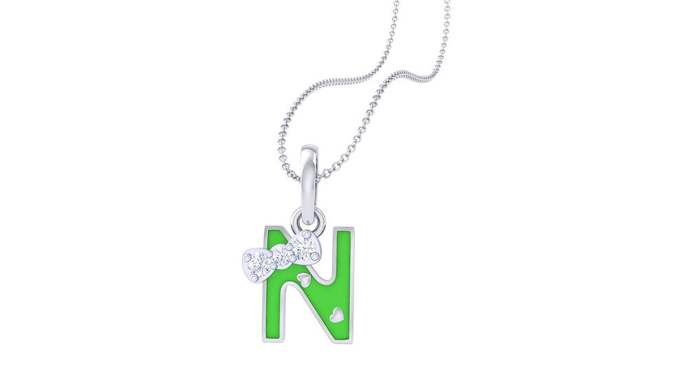 Thumbnail: N Diamond Kids Pendants