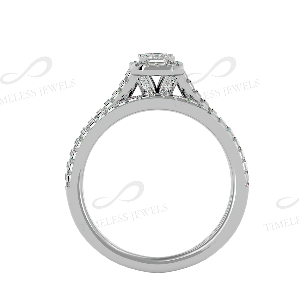 Thumbnail: TJ Allosia Diamond Bridal Ring