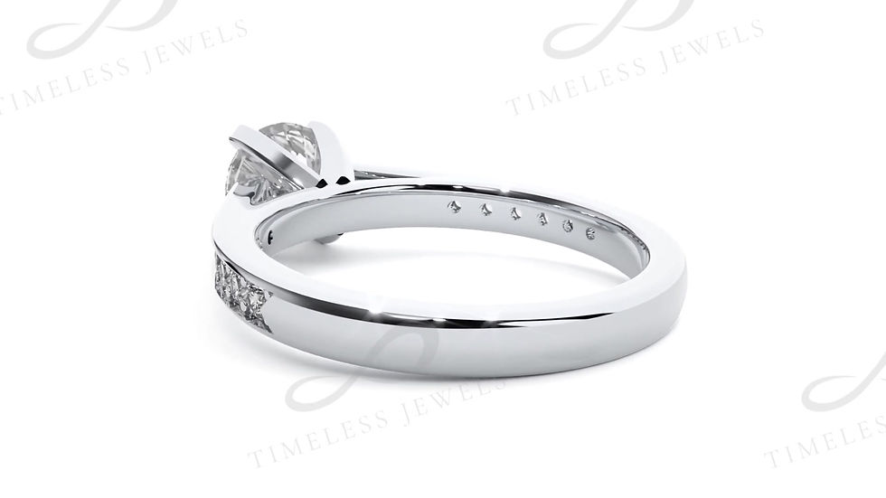 Thumbnail: TJ  Amara Diamond Solitaire Ring