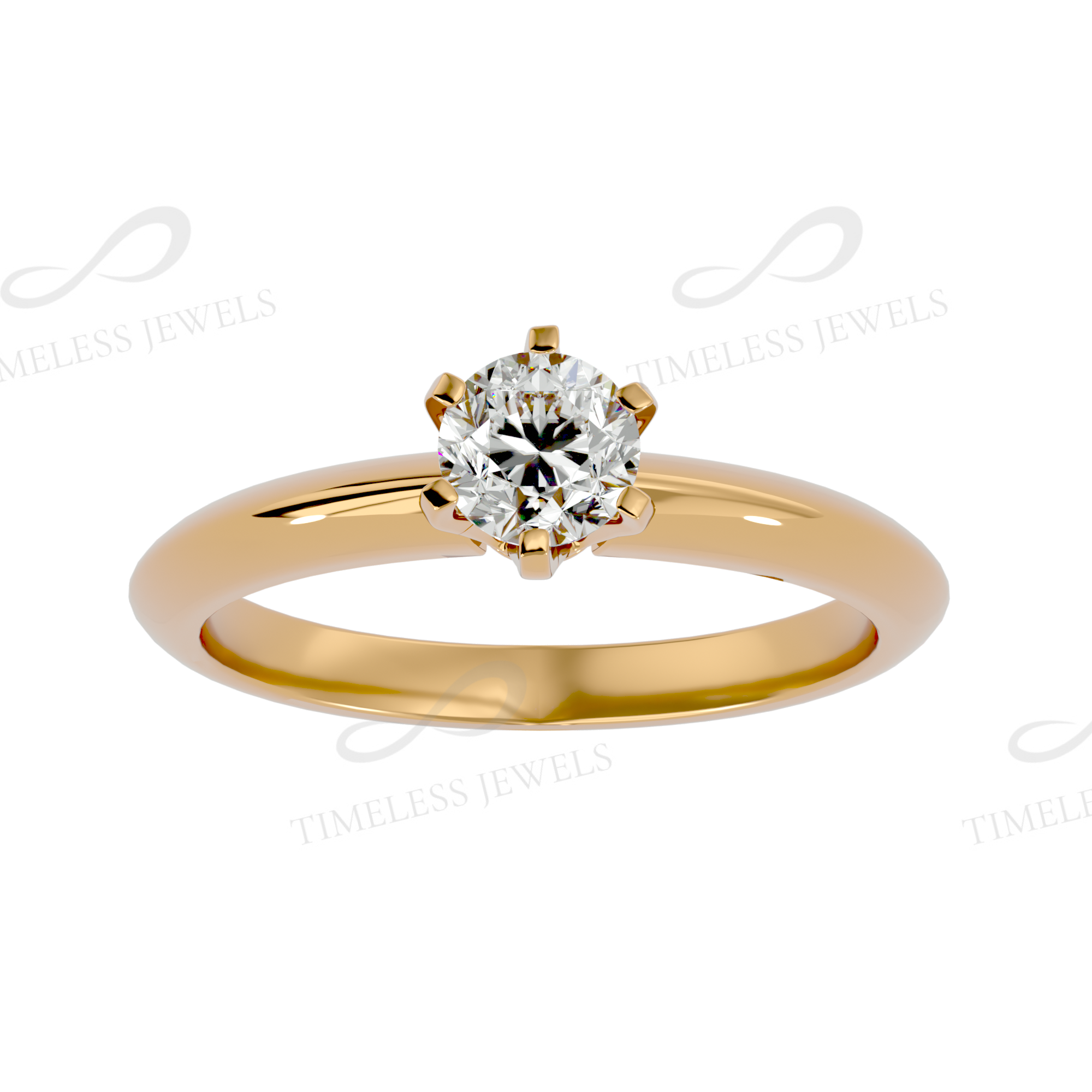 TJ Ariel Single Solitaire Ring
