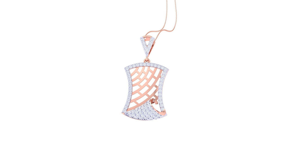 Thumbnail: MBJ Hadleigh Diamond Pendant set - TPDS125