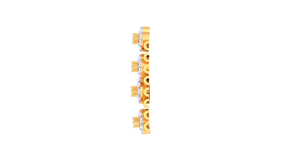 Thumbnail: MBJ Violeta Diamond Pendant set - TPDS166